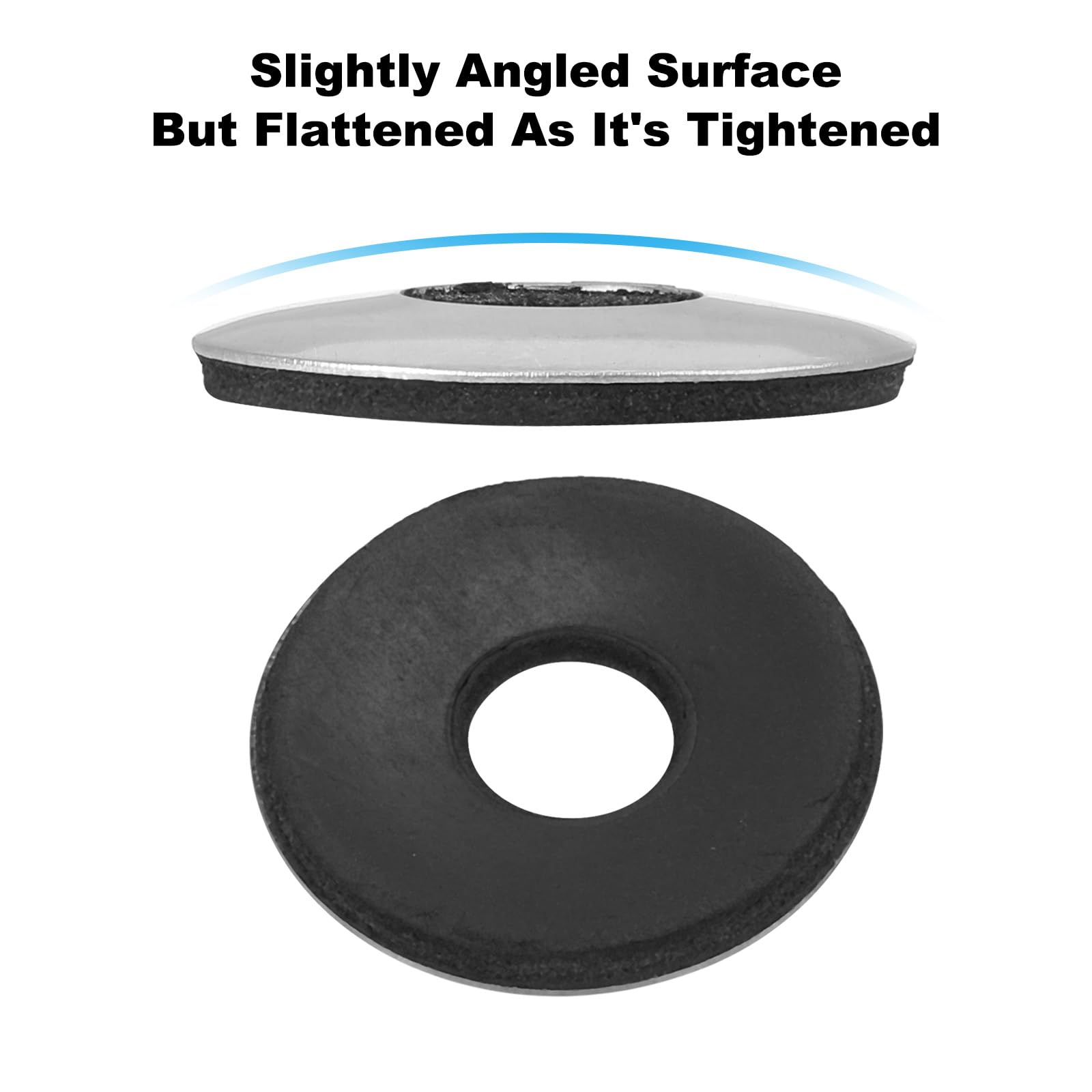PATIKIL 304 Stainless Steel EPDM Bonded Sealing Washers - Image 4