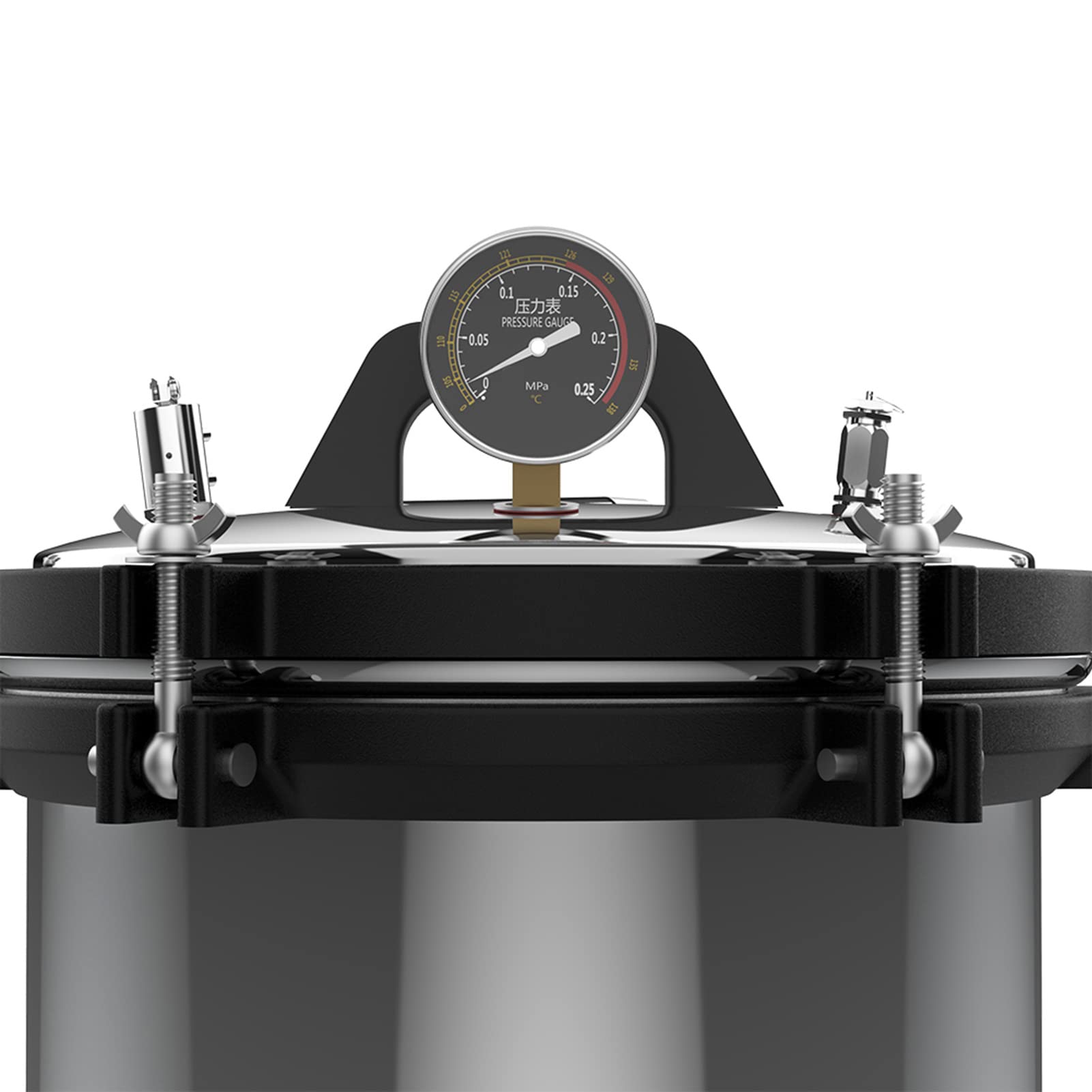 18L Autoklawowy Sterylizator Parowy, Maszyna Czyszczenia Pary W Wysokiej Temperaturze Z Timerem, Inteligentny WyśWietlacz Cyfrowy, PrzenośNe Autoklawy Parowe Ze Stali Nierdzewnej