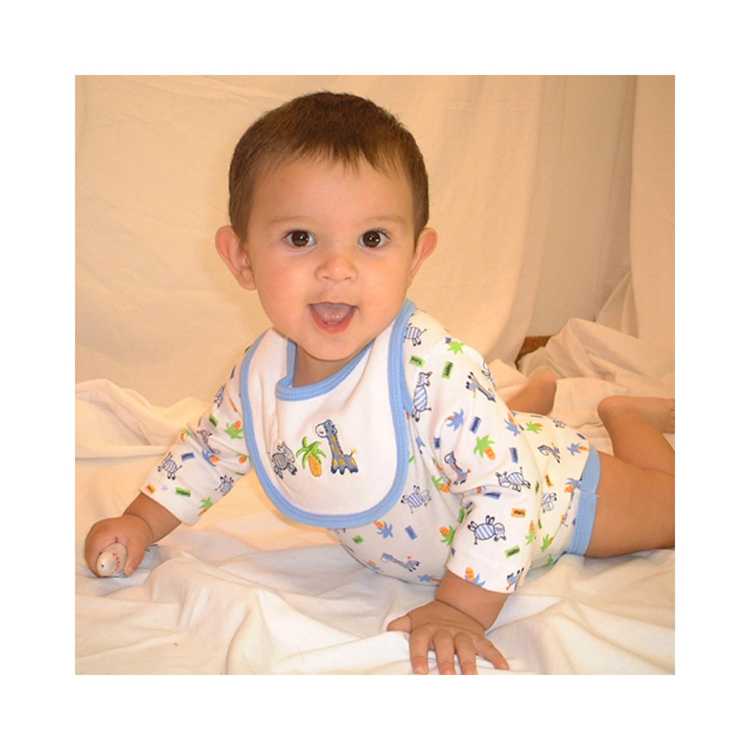 Maykoosh Victorian Vintage Boys 9 Pc Layette Shower Gift Set Newborn Clothes Set, 100% Breathable Cotton, Soft Fabric, Expandable Shoulder Neckline