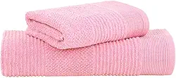 Jogo de Toalhas Buddemeyer Maya Extra Soft Banho Rosa 2 peças