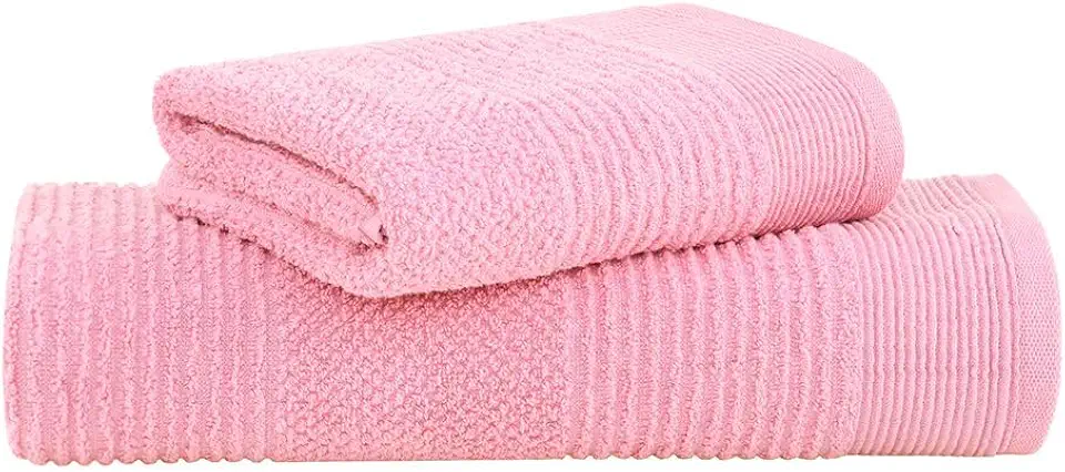 Jogo de Toalhas Buddemeyer Maya Extra Soft Banho Rosa 2 peças