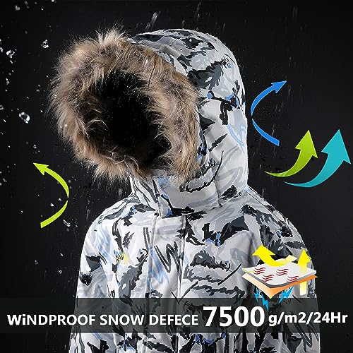 afilok kid39s winter overalls ski suits boy39s and girl39s waterproof snowboard jumpsuits one piece snowsuit jackets coats