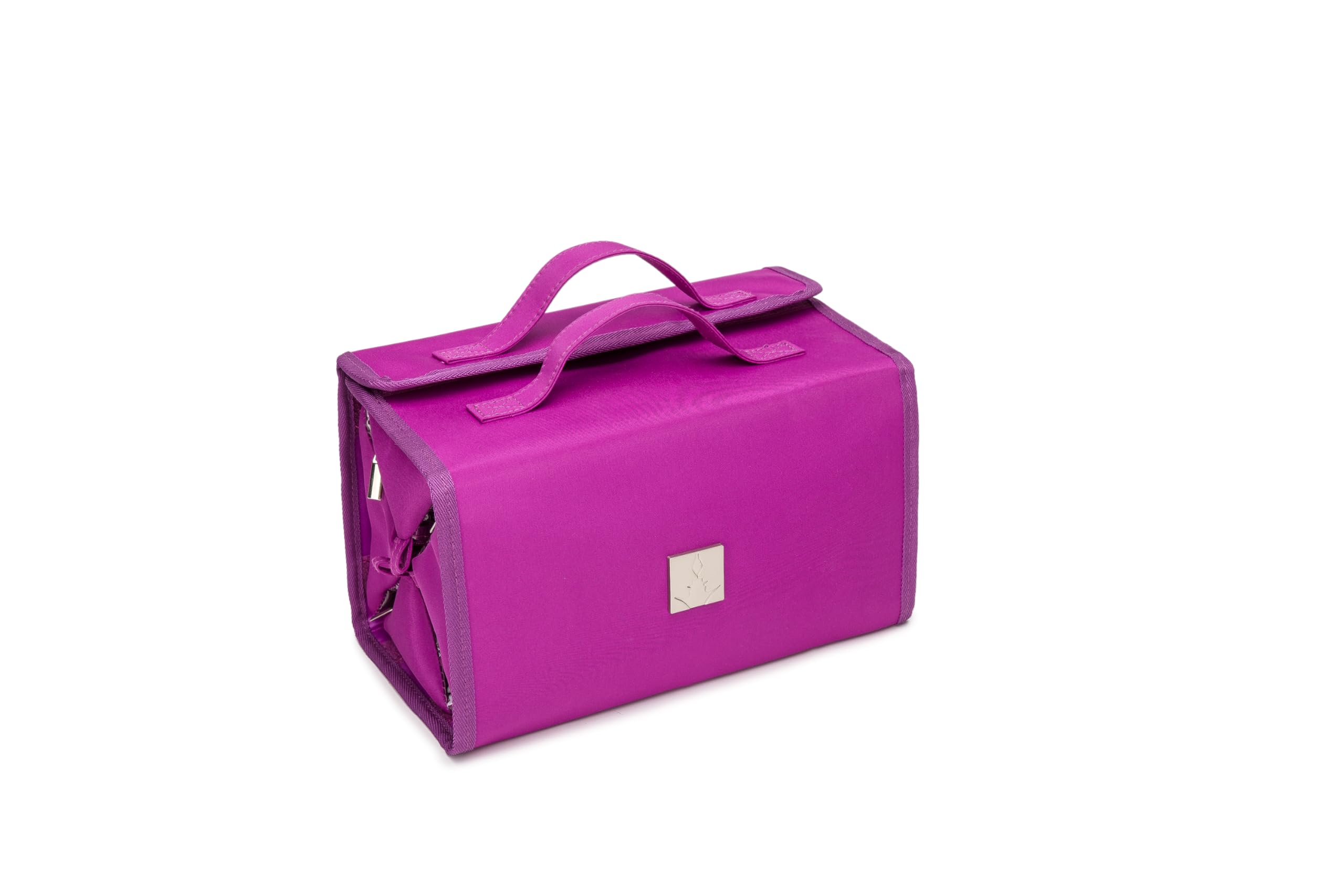 ROYALFAIR Roll Up Makeup Bag, Travel Toiletry Bag for Women with 4 Clear TSA Approved Pouches, Hanging Travel Organizer, Folding Cosmetic Bag for Men