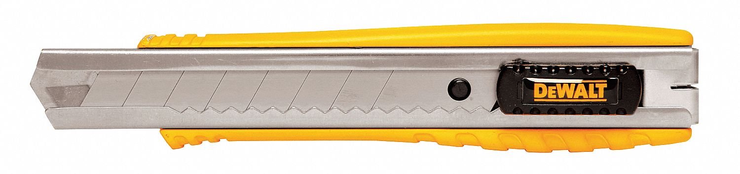 Utility Knife, Heavy Duty Cutter with Snap-Off Blade, 18mm (DWHT10038)