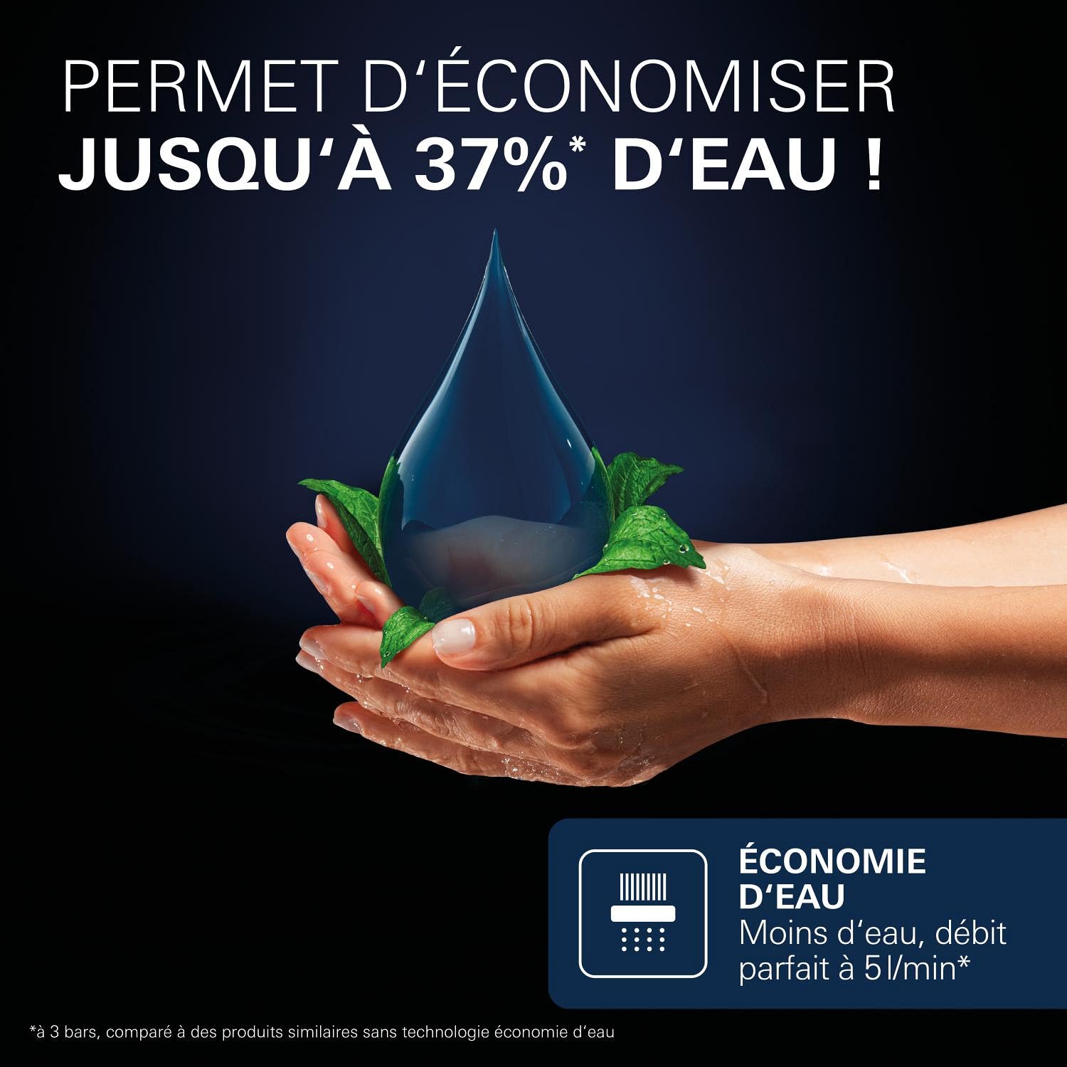 GROHE Dice Mitigeur monocommande Bidet Taille S (Robinet pour bidet de Salle de bain, Avec rotule, Tirette et garniture de vidage, Economie d'eau), Chrome, 1018770000