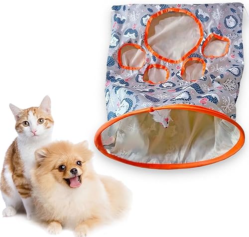 Bolsas de túnel para gatos de interior, juguete de túnel de juego para gatos 2024, bolsa de taladro interactiva plegable para gatos, juguete para