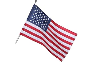 Pole Sleeve American Flag 2.5x4 FT With Reinforced Fly End for Increased Lifespan