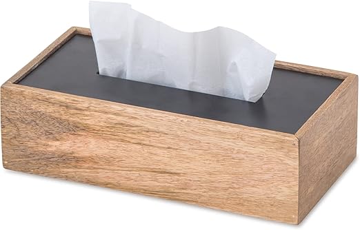 Amazon Co Jp Posh Living ポッシュリビング ティッシュケース ブラウン サイズ 約w27 D14 H8 ホーム キッチン