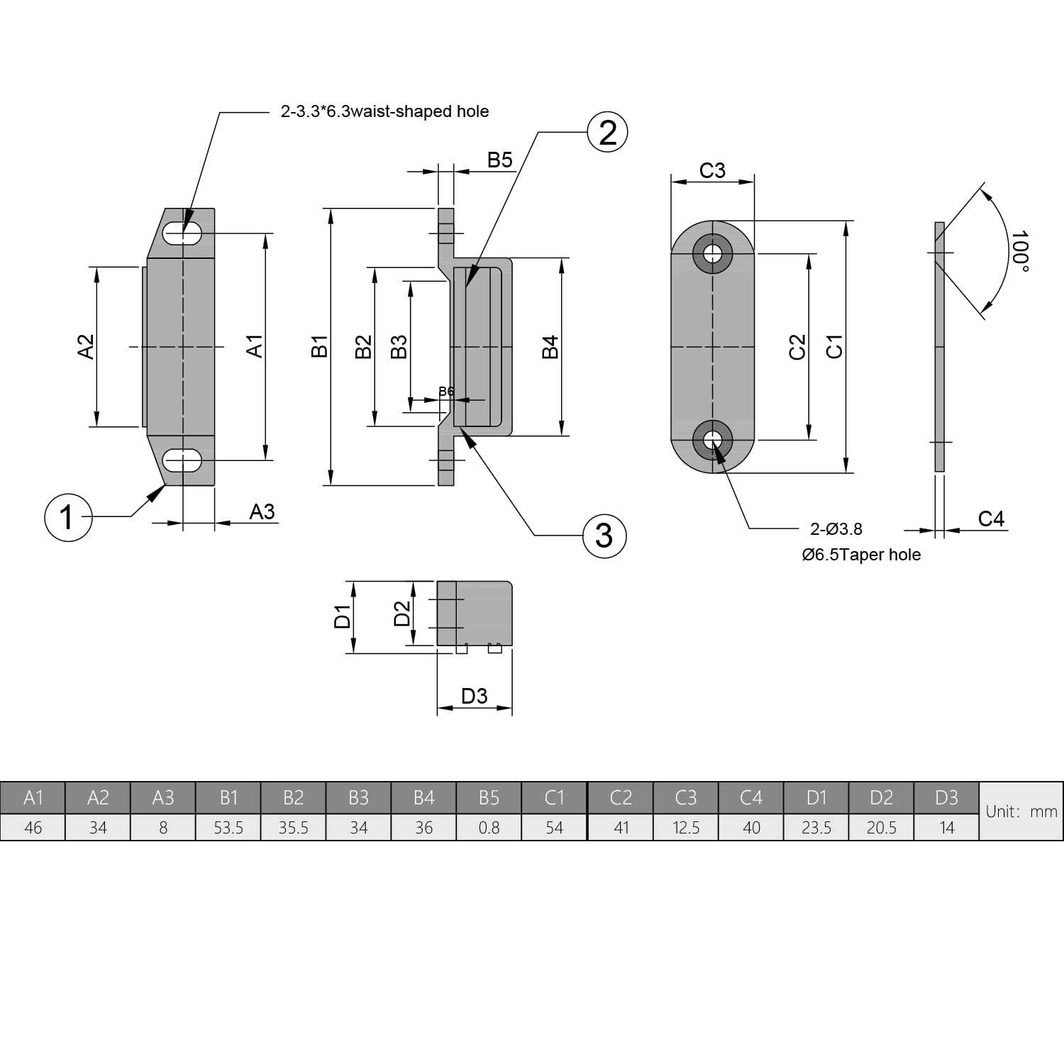 MroMax 5-Pack Magnetic Catches For Cabinet Doors – Silver Tone, Stainless Steel (Multiple Sizes)
