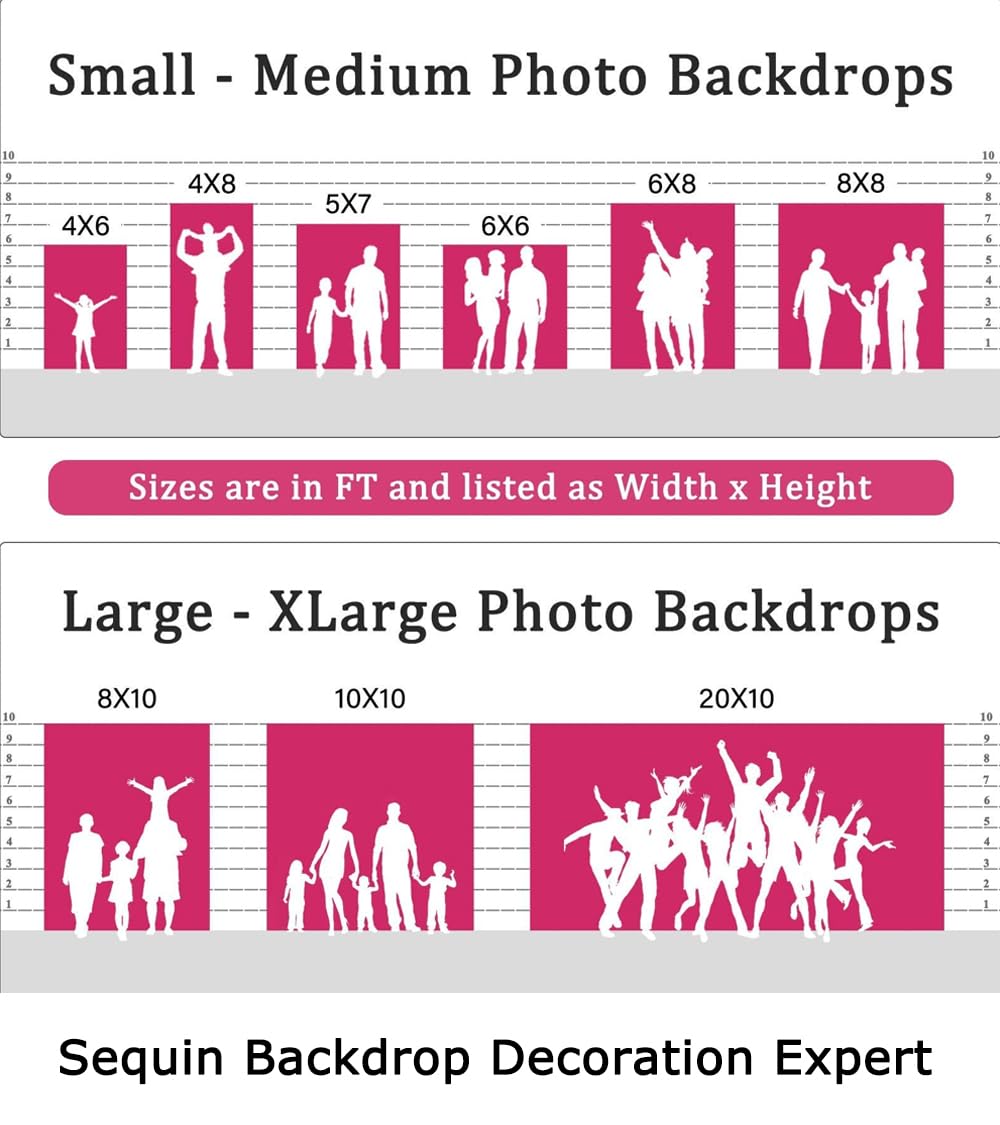 ShinyBeauty 5FTx7FT Sequin Backdrop Curtain Sparkly Fuchsia Photo Backdrops Shimmer Photography Background Wedding Drapes Glitter Backdrop Curtain for Party Birthday