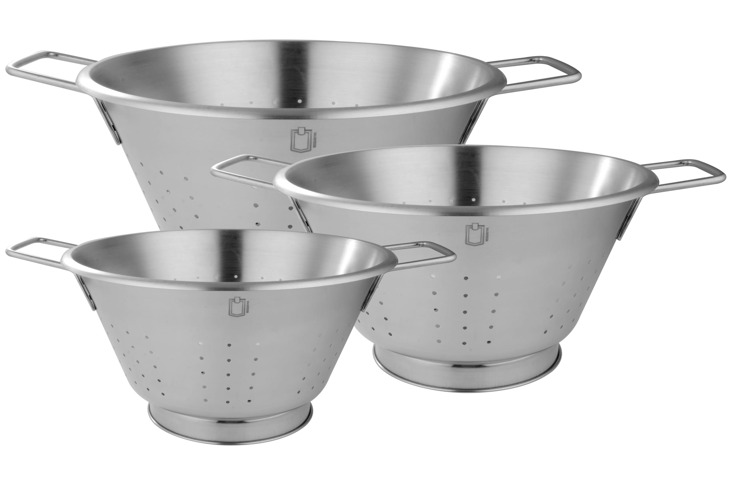 METRO Professional Scolapasta, acciaio inossidabile 18/8, 17.3 x Ø 32 cm, capacità: 8.4 L, argento