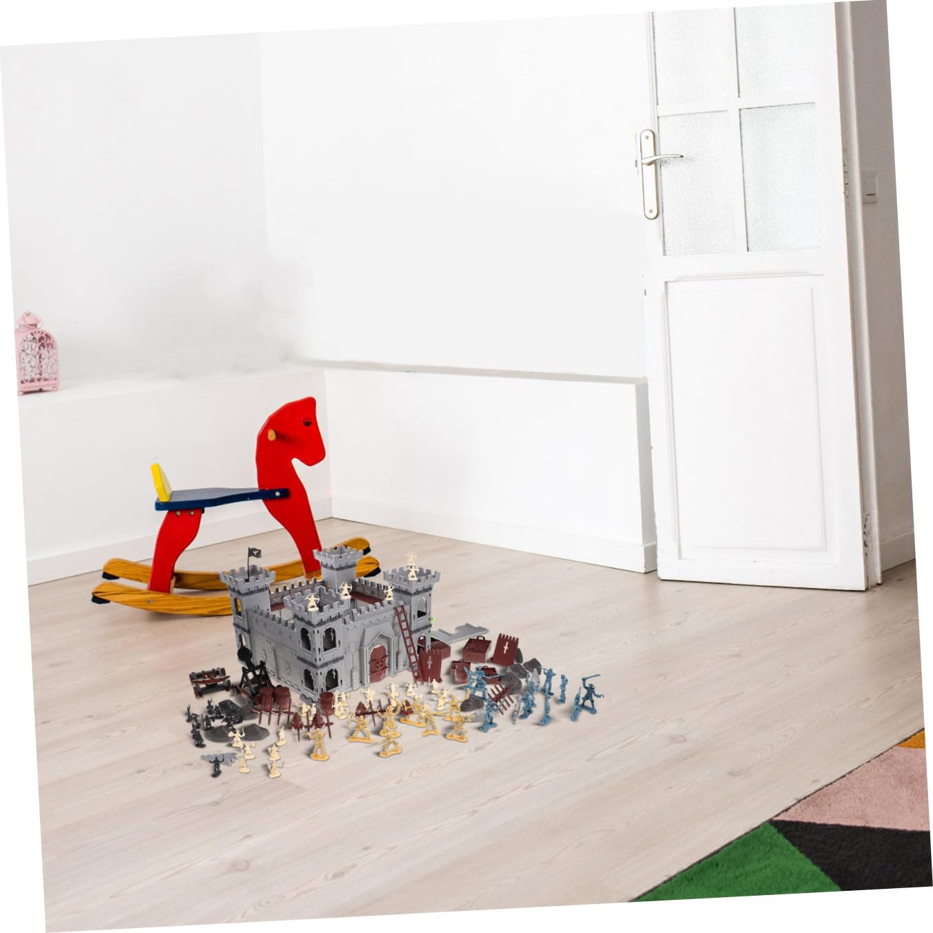 Set Da Gioco Pirata 310 Pezzi Castello e Accessori Per Ragazzo Ragazza, Giocattoli Pirata in Plastica Sicura Per Ragazzi, Set Da Gioco Educativo Per Feste e Compleanni