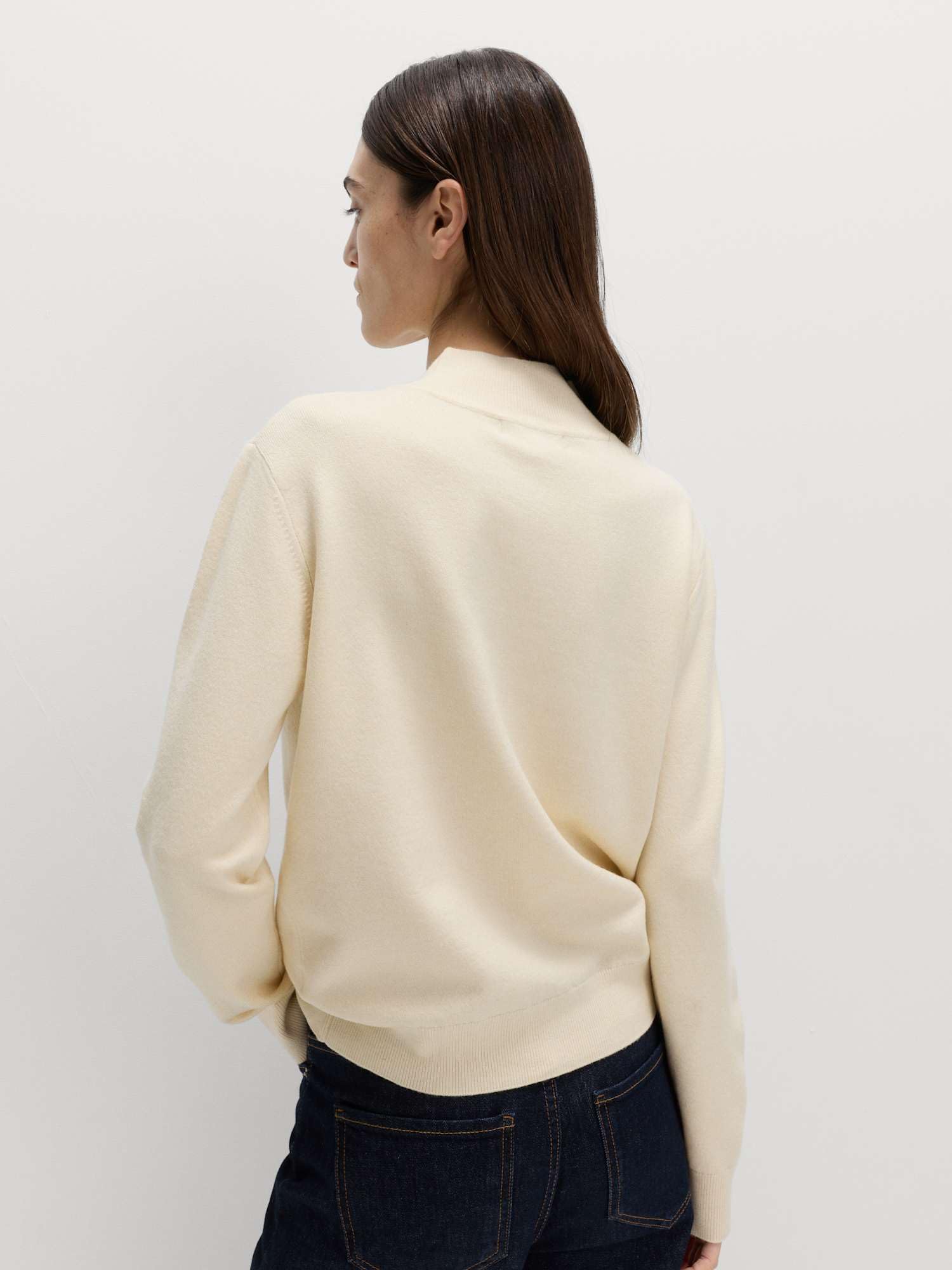 Marks & Spencer Donna Funnel Neck Slogan Maglione – vestibilità Regolare – con Stretch