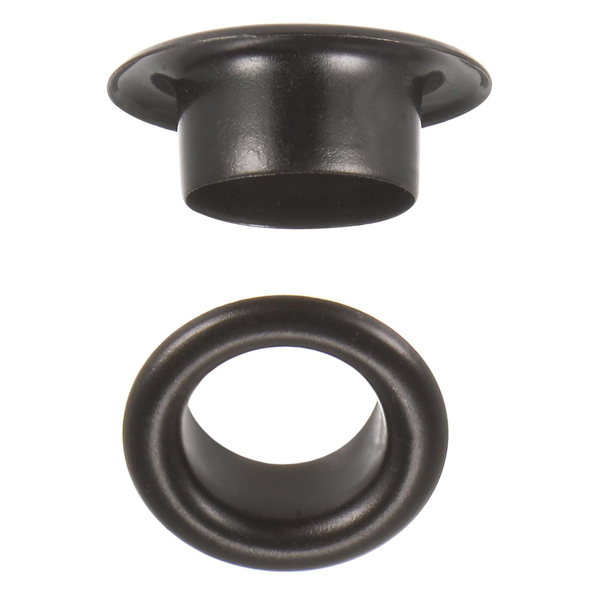 TA-VIGOR 50 Sets 8mm Copper Grommets Eyelets with Washers, Black Metal Eyelet Kit 1/3" Hole for Fabric, Leather, Canvas, Curtains, Clothing, Belts, Shoes, Handbags, DIY Sewing Crafts