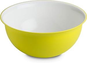 OMADA Design Antibacterial Salad Bowl, 3.5 Litres, Plastic, Microwave Safe, Dishwasher, Made in Italy, Sanaliving Line