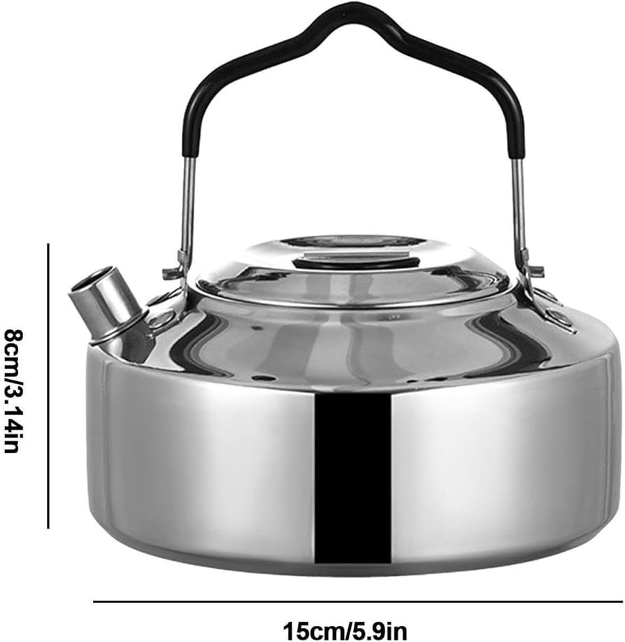 Bollitore Portatile Fire-Maple 1L | Acciaio Inossidabile | Per Campeggio, Trekking E Outdoor | Con Maniglia Pieghevole - Foto 4