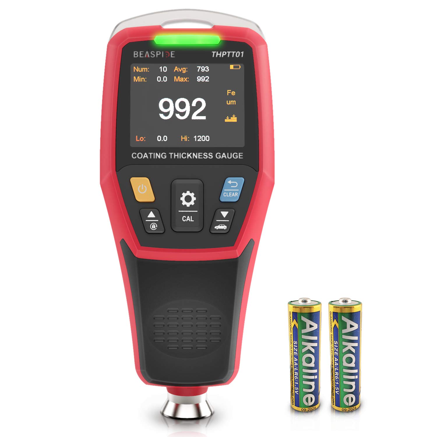 Buy Digital Coating Thickness Gauge Meter with 2” LCD Display Backlight