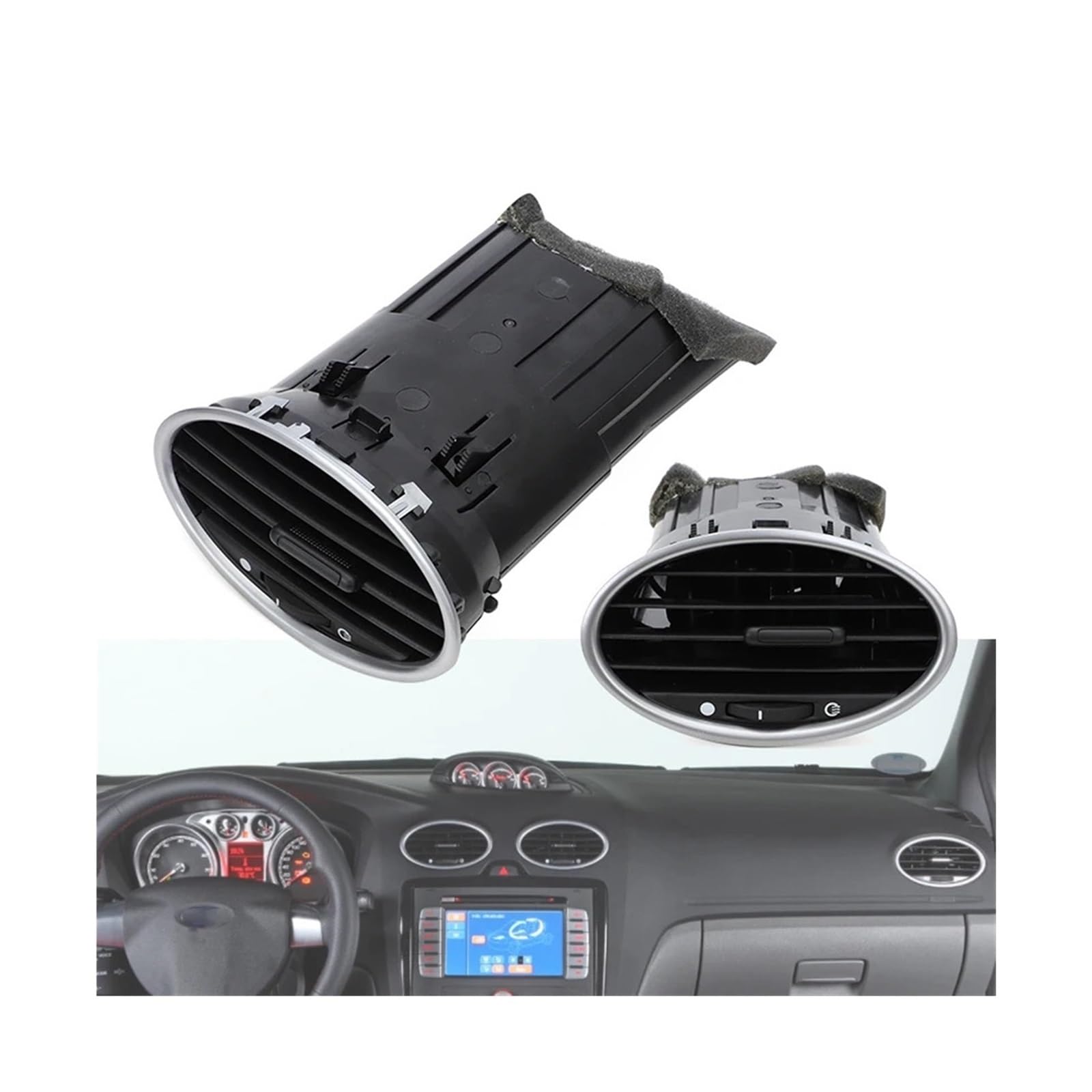 Nuovo cruscotto anteriore auto bocchetta aria condizionata centrale bocchetta aria compatibile for Focus MK2 2005-2013