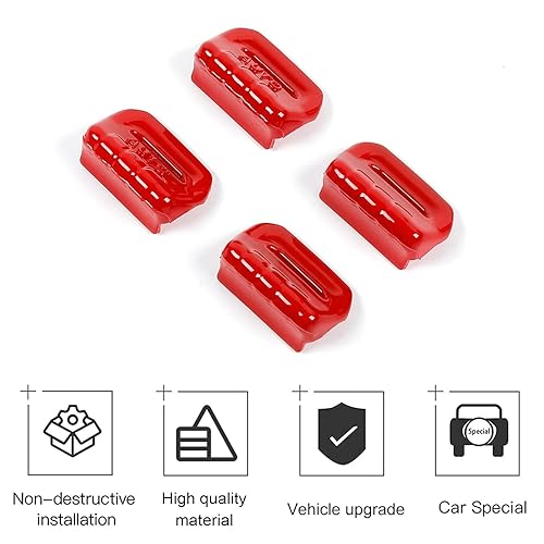 Miniatura 4 de CheroCar Accesorios interiores para Jeep JL (rojo)