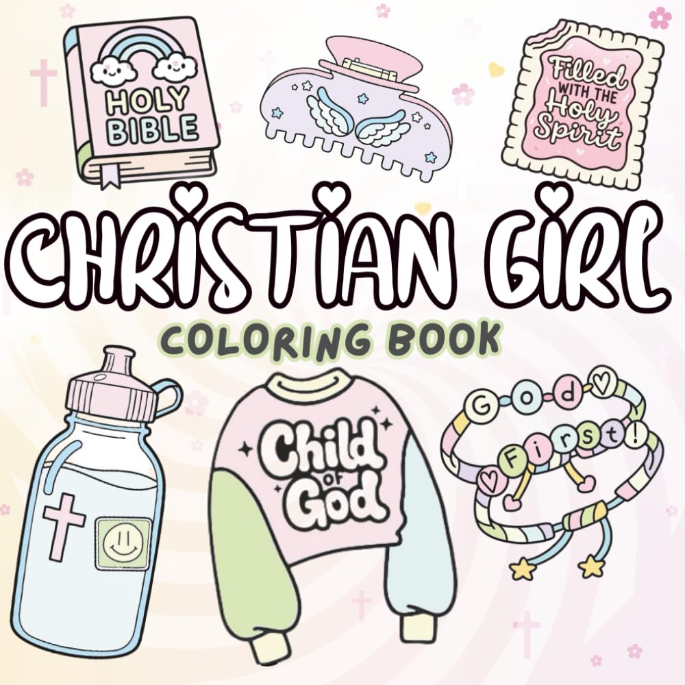 Bold and Easy Christian Coloring Book for Adults: Christian Girl Edition with Uplifting Bible Verses and Cute Simple Designs: Christian Girl Coloring ... and Scripture (Bold and Easy Coloring Books)