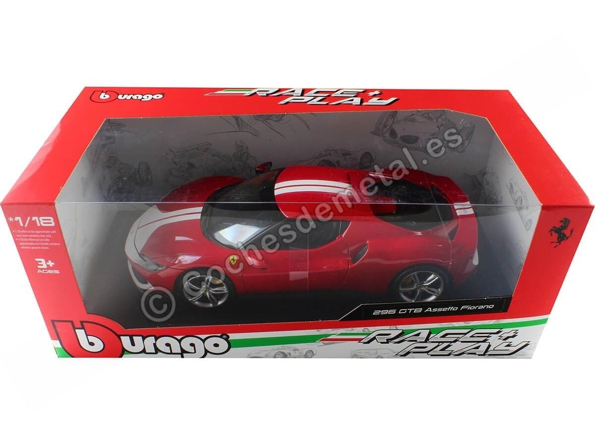 Bburago - Ferro 296 GTB Assetto Fiorano 2022-1/18