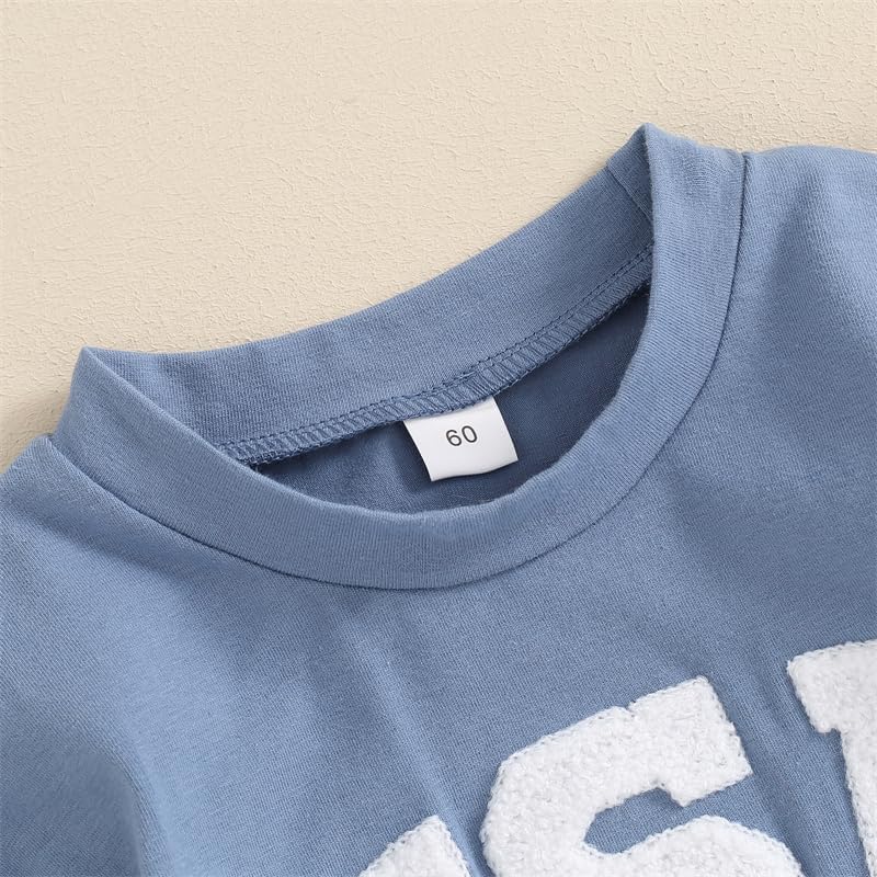 Newborn 4th of July Outfit Boy Girl Baby USA Romper American Flag Bodysuit Shirt Infant Fourth of July Clothes - Image 4