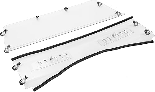 Miniatura 3 de KUAFU Parabrisas totalmente ventilado compatible con ARCTIC CAT 2015-2017 PROWLER 500 HDX PROWLER 700 HDX 2016-2017 HDX 500 HDX 700 CREW parabrisas