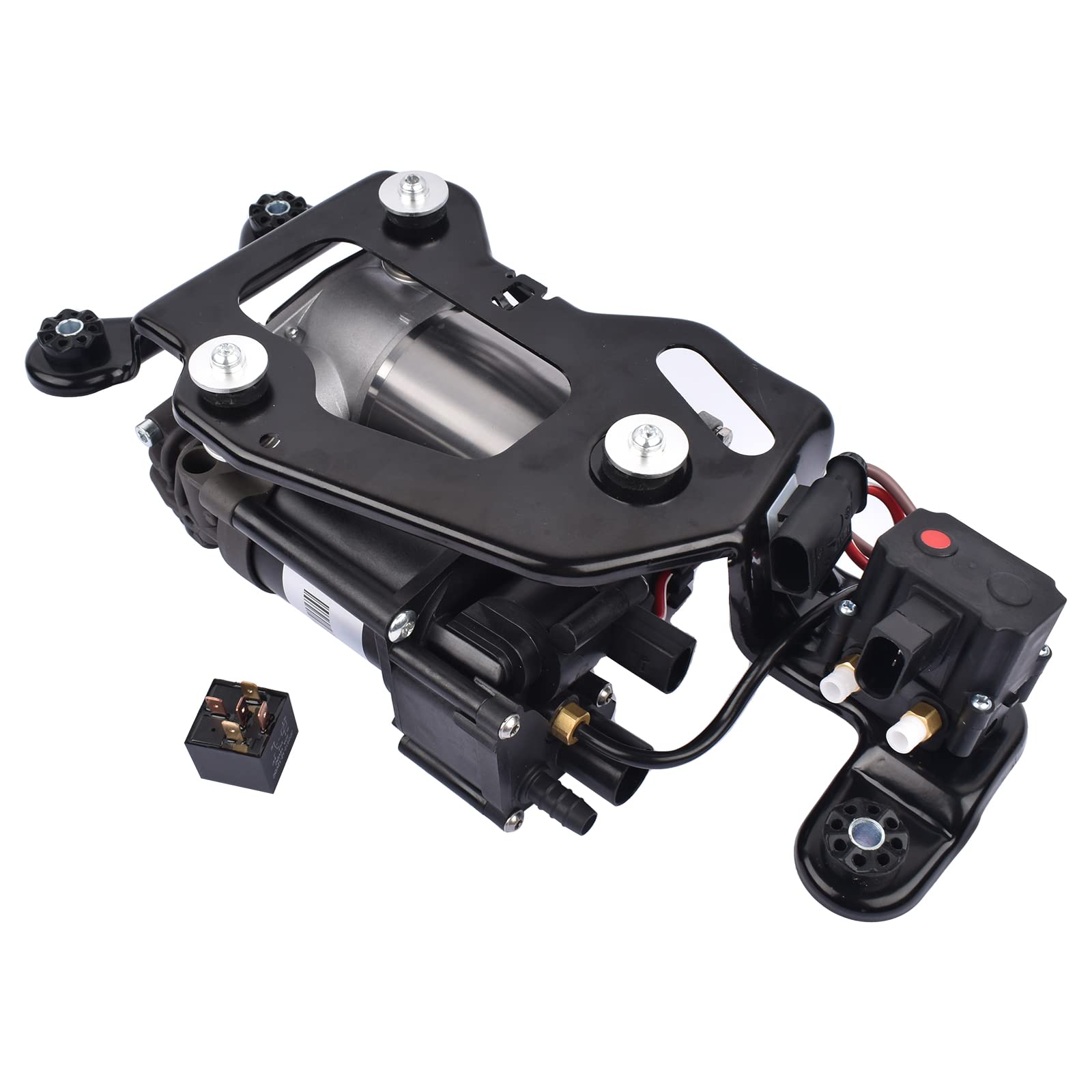 Compresseur de suspension pneumatique avec bloc de valve 37206850555 37206875177 - Compatible avec X5 F15 F85 2013-2018 X6 F16 F86 2014-2018 Huiruhy