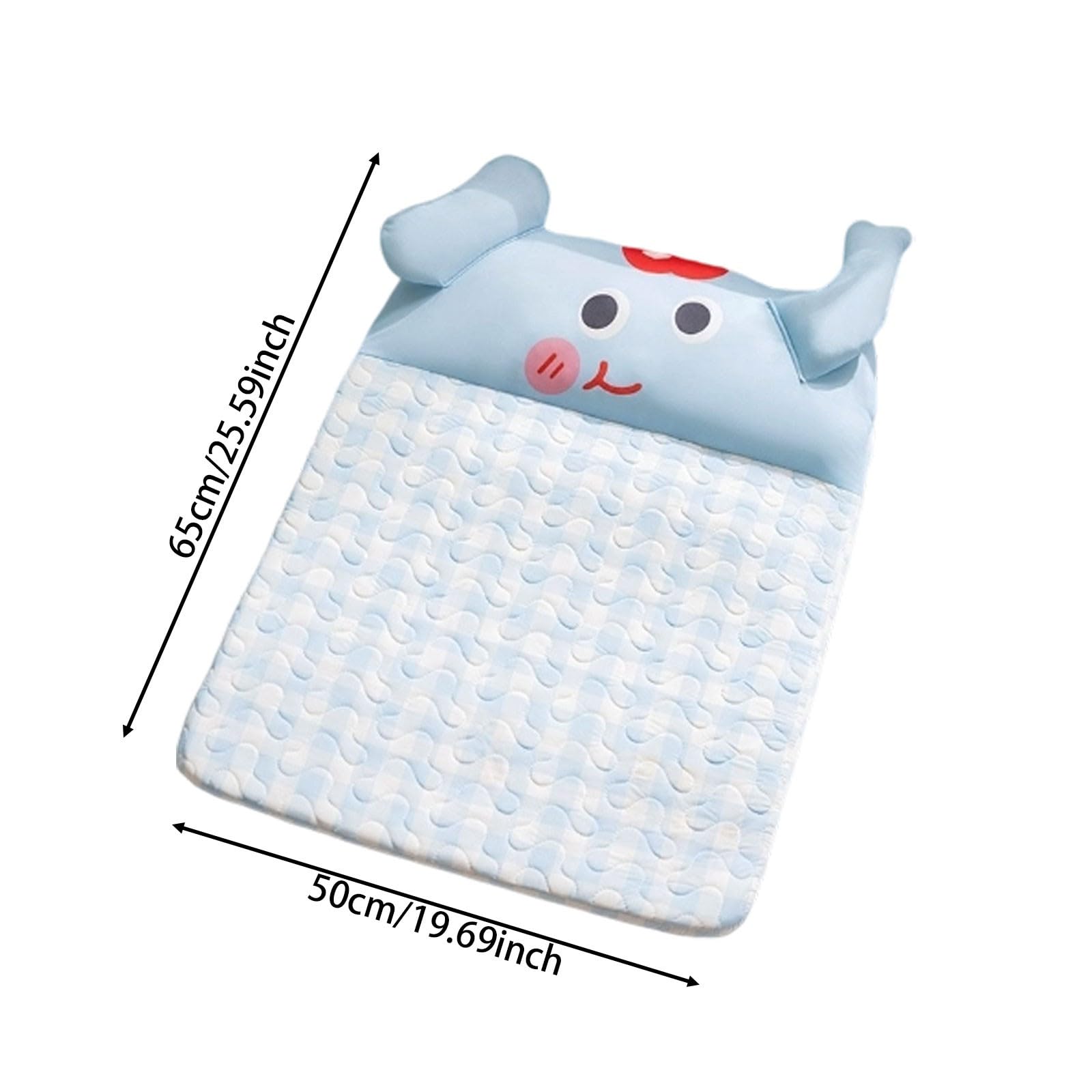 Tappetino Refrigerante Cane, 80x60cm Tappeto Rinfrescante per Cani Gatti, Cuccia Refrigerante Lavabile, Cuscino Raffreddamento in Nel Caldo Estate,con imbottitura per Animali di Piccola Media Grande