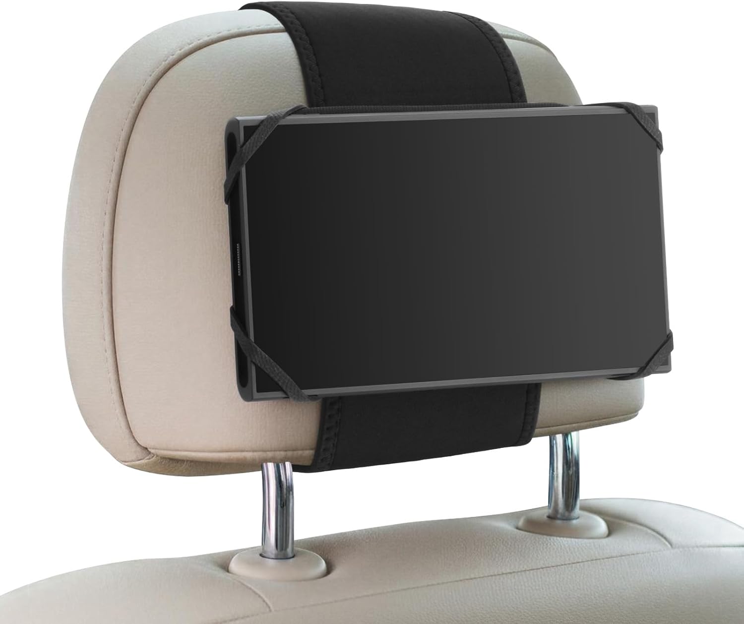 Car Headrest Mount Holder Vehicle Seat Mount Holder Compatible with Switch 2 Console Gaming Playing and Also for ipad or Mini Tablet Watching (7" - 9") on Car or Vehicle Usage - Image 1 of 7