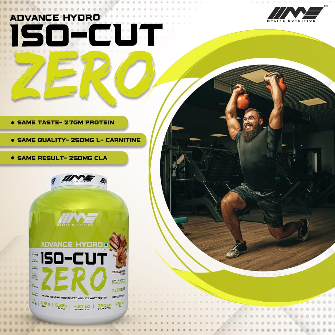 MyLife Nutrition Advance Hydro Iso Cut Zero Whey Protein 27g Protein