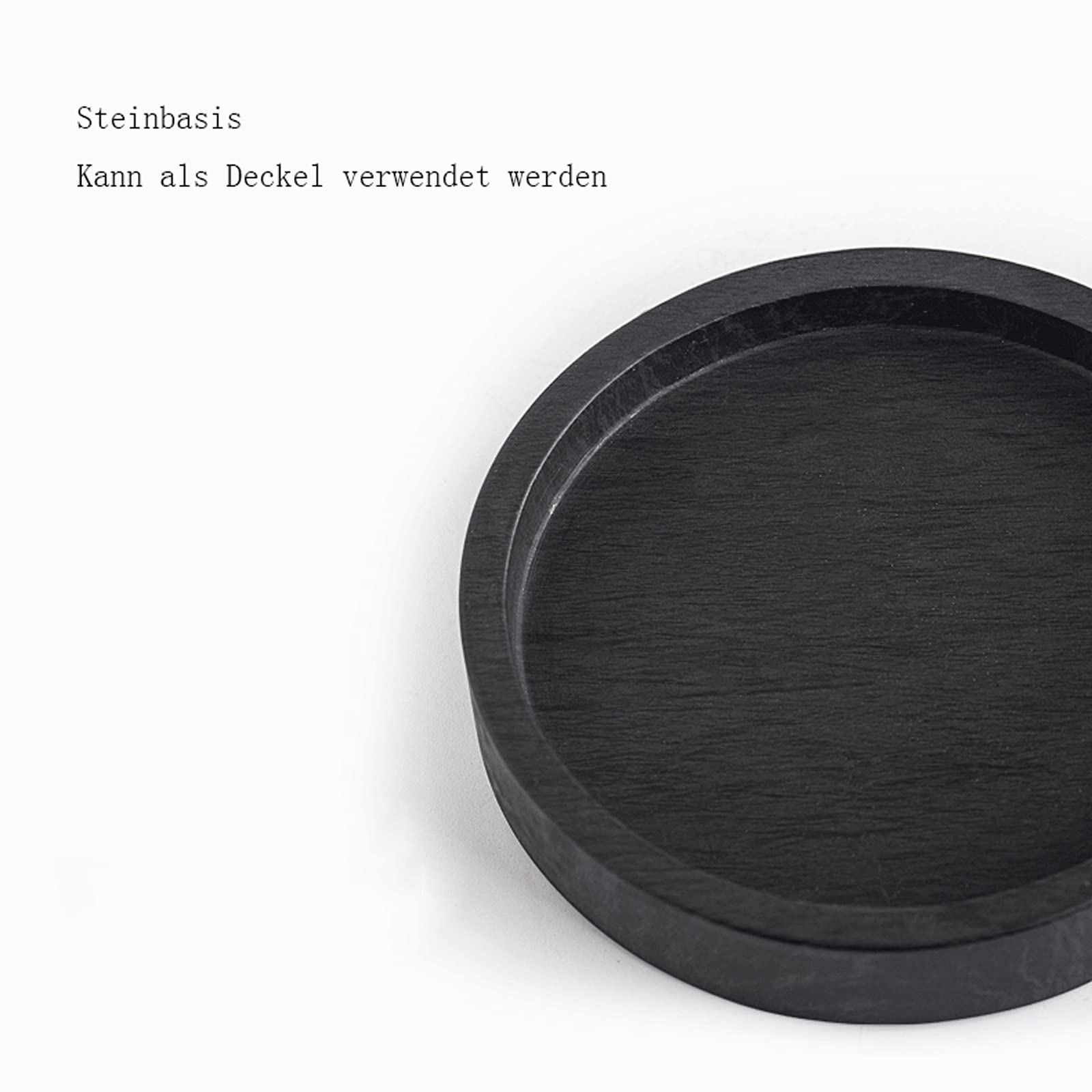 Cendrier en céramique créatif en Laiton, Portable, 7,6 cm (3 Pouces), avec Couvercle, idéal pour hôtels, Maisons, Voitures, Bars et Restaurants. Coupe-Vent.