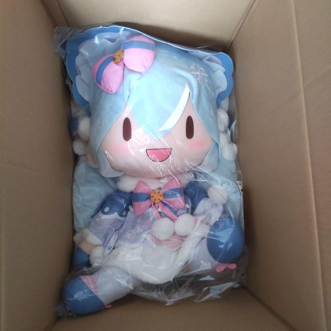 Amazon.co.jp: どでかジャンボぬいぐるみ 雪ミク 冬麗 2023 : おもちゃ