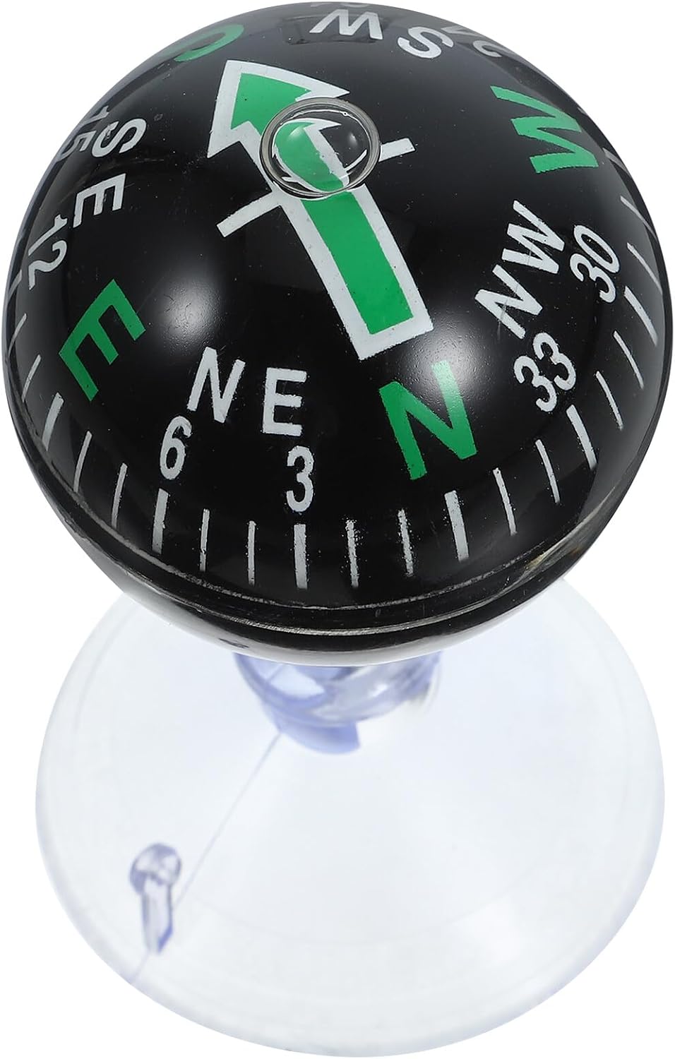 CHILDWEET Car Compass Ball 38mm Mini Dashboard Mount Portable for Cars Trucks Boats