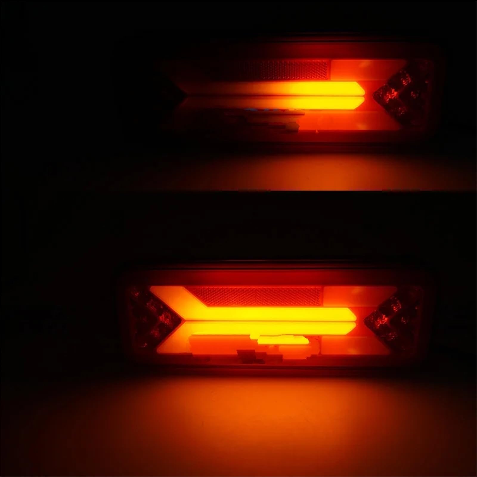 Faros trasera Para Camión Autobús Remolque Reflector Luz De Marcha Atrás LED Trasera Freno Dinámico Señal Giro Lámpara Antiniebla