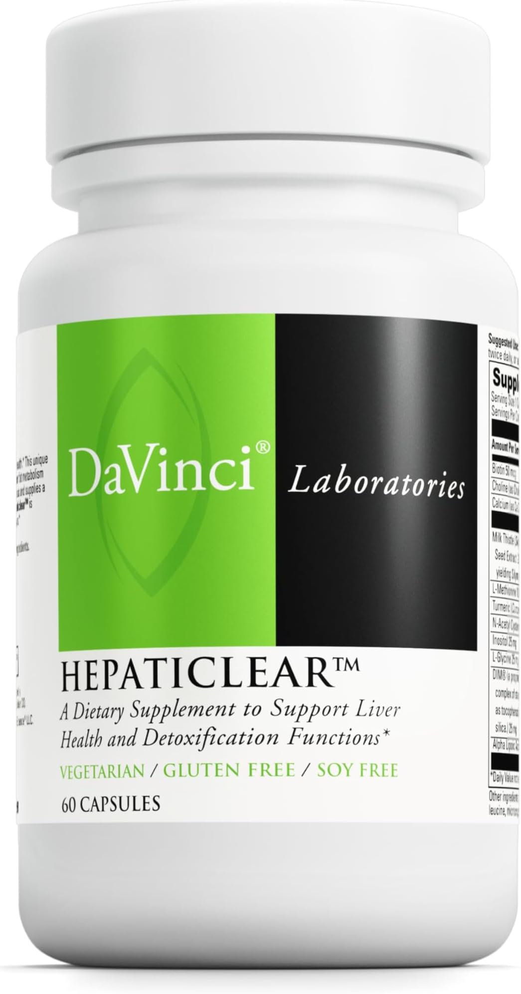 Laboratories of Vermont Hepaticlear, 60 Count