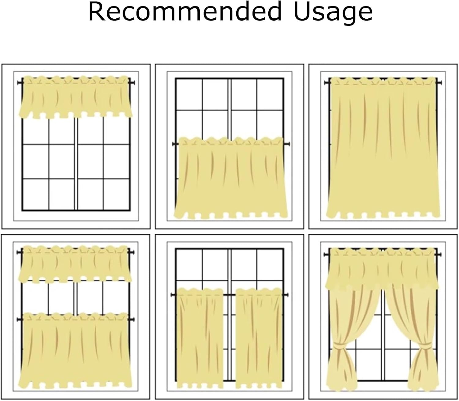 Cotton Crochet Kitchen Curtain Hand Crochet Hollow Rustic Style Transparent Window Treatment Decoration Valance Curtain with Rod Pocket (Color : Beige, Size : 150x45cm/59x18in)