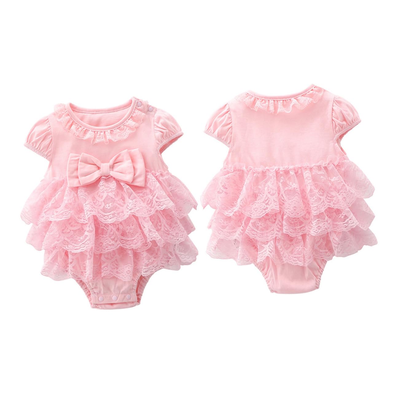 2 Piezas De Ropa De Bebé Vestidos Monos Para Falda De Bebé Niña De Verano