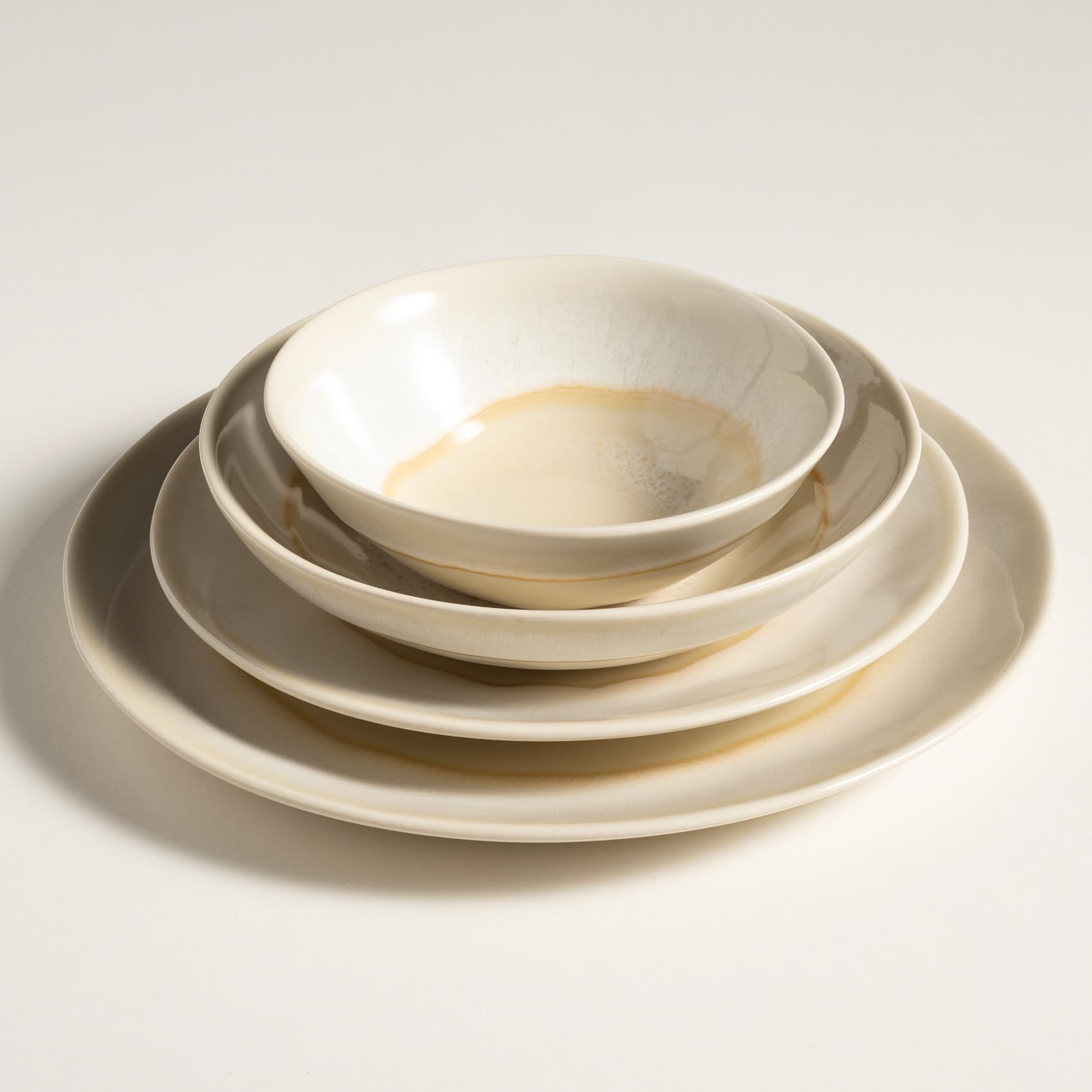 Leırıa Stoneware Çukur Tabak 20 Cm Mavi