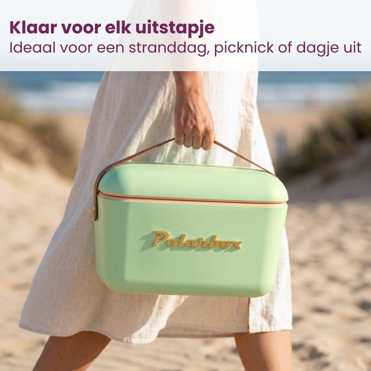 Polarbox Contenitore refrigerante classico da 12 litri, verde oliva, per spiaggia, picnic e feste, coperchio convertibile, contenitore per il pranzo, scatola termica refrigerante