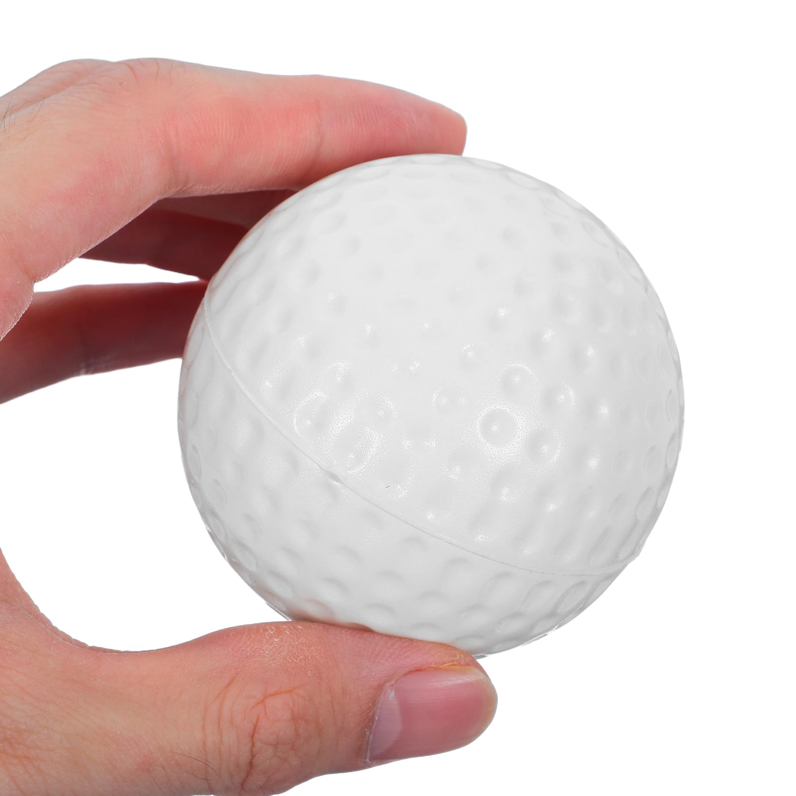 BESTonZON 10 Stück Schaumstoff-Golfbälle: 60 mm weiche Übungsgolfbälle – realistisches Gefühl und begrenzte Flugbahn, Übungstraining für den Innen- und Außenbereich im Garten