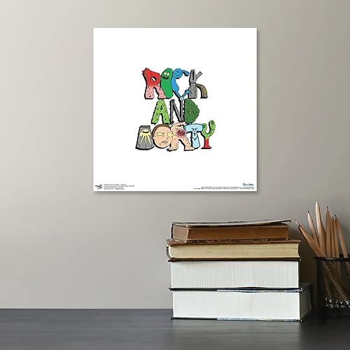 Miniatura 5 de Trends International Gallery Pops Cartoon Network Rick and Morty - Póster de pared estilizado, 12 x 12 pulgadas, versión sin marco