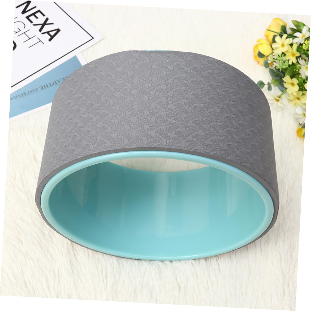 Alipis Ruota Yoga Abs 10mm Blu Set di Bande di Resistenza per Pilates e Fitness, Supporto per Modellare la Vita e Facile da Conservare Durante Esercizi a Terra