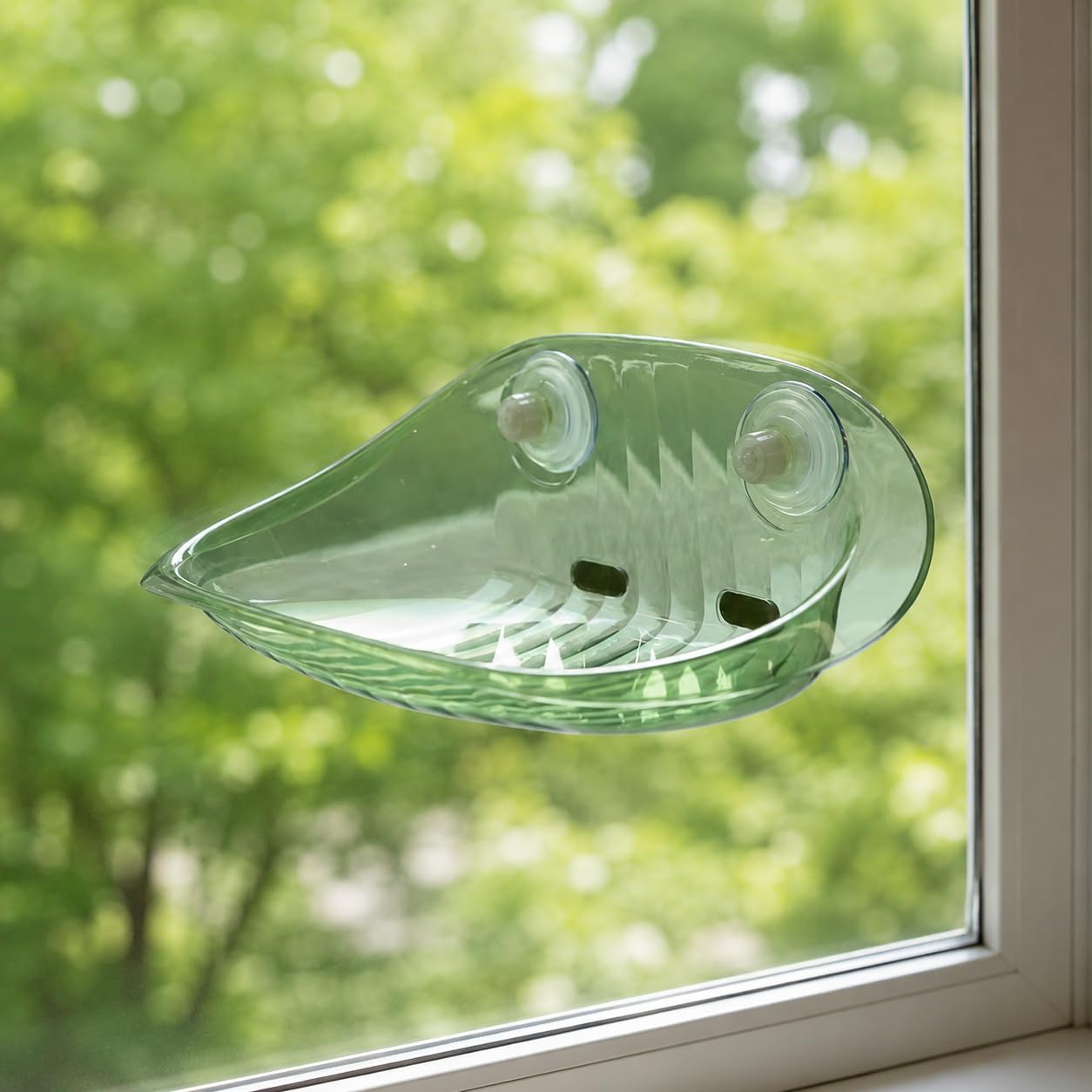 B Baosity Hamaca para Ventana de Gato Reforzada Estructura en Material AS Resistente y Transpirable con Fácil Montaje Adecuada para Estimular la Relajación de, Verde Ágata