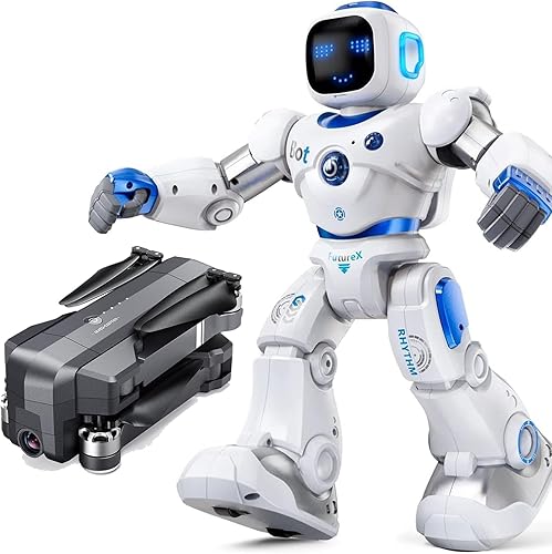 Ruko Juguetes robot 1088 para niños y dron F11PRO con cámara