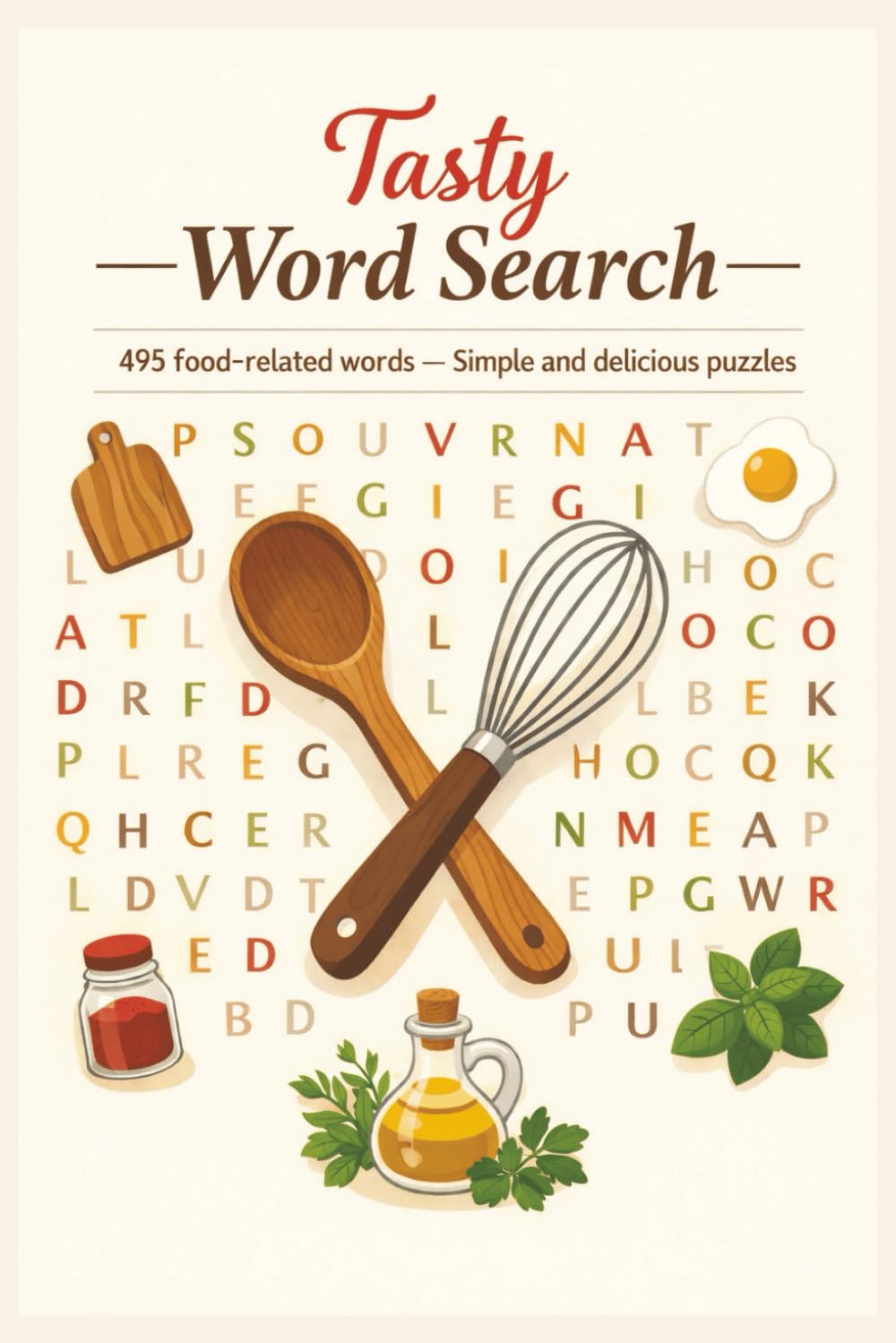 Cooking Word Search for Adults: 55 Food & Kitchen Puzzles | Recipes, Ingredients, Cooking Terms & Culinary Fun | A Relaxing Activity Book