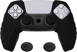 PlayVital Guardian Edition Ergonomic Soft Controller Silicone Case Grips for ps5 Compatible with Charging Station Rubber P Price In India