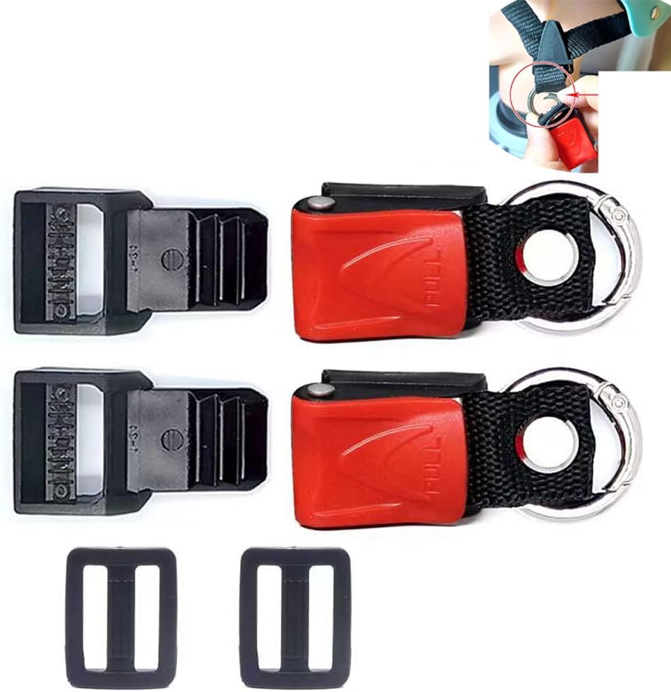 YehVeh 2 Sets Kit Motorcycle Helmet Speedy Clip Chin Strap