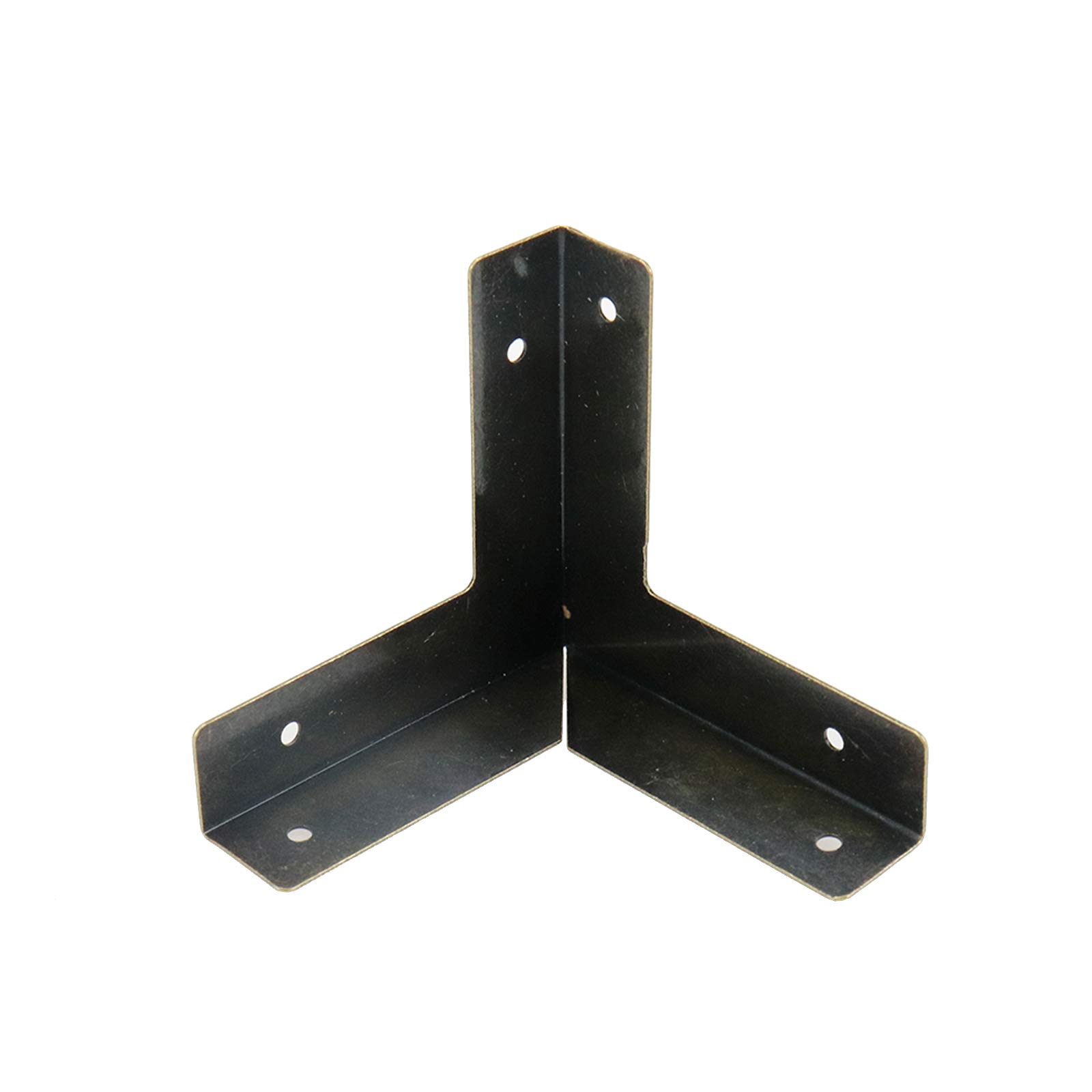 Mcredy Juego de 20 protectores de esquina de metal bronce para esquinas decorativas de 3,3 cm