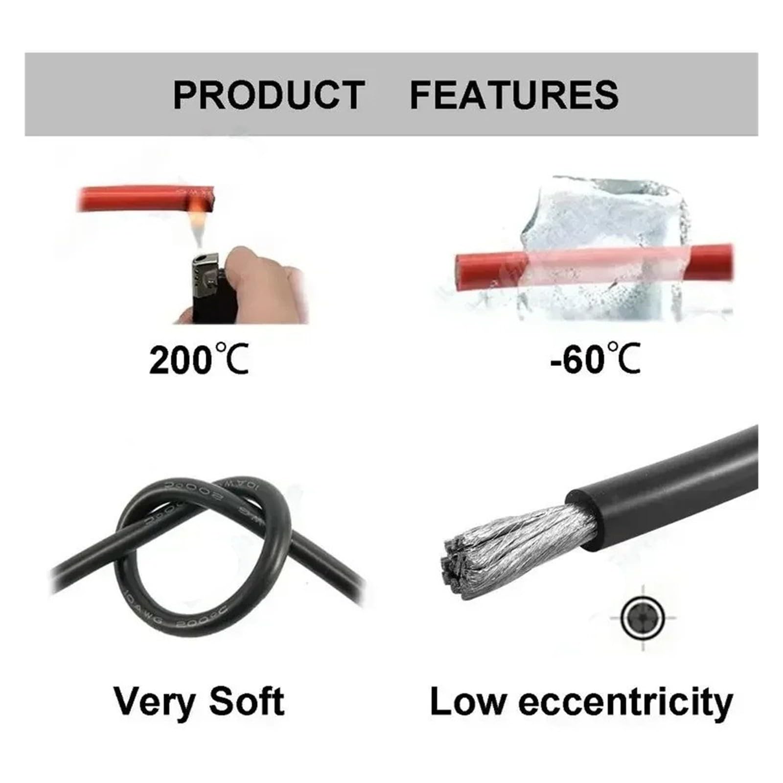 Cavo in silicone for applicazioni automobilistiche ed energetiche